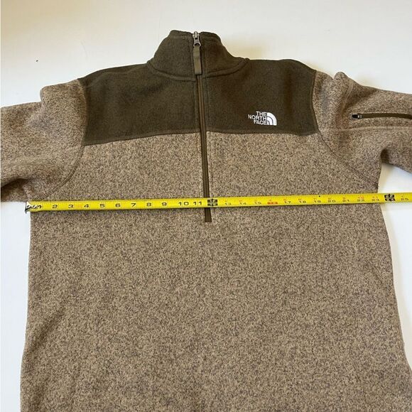 THE NORTH FACE Men's Leo Fleece Pullover Sweater 1/4 Zip Large - Picture 8 of 9